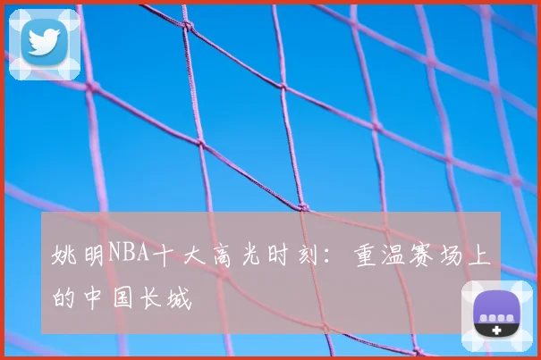 姚明NBA十大高光时刻：重温赛场上的中国长城